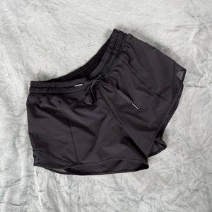 Lululemon | Lined Side Reflective Running Shorts | Size 6 | Black